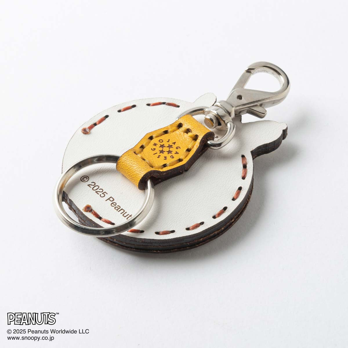 OJAGA DESIGN / Peanuts [75YEARS] キーホルダー White