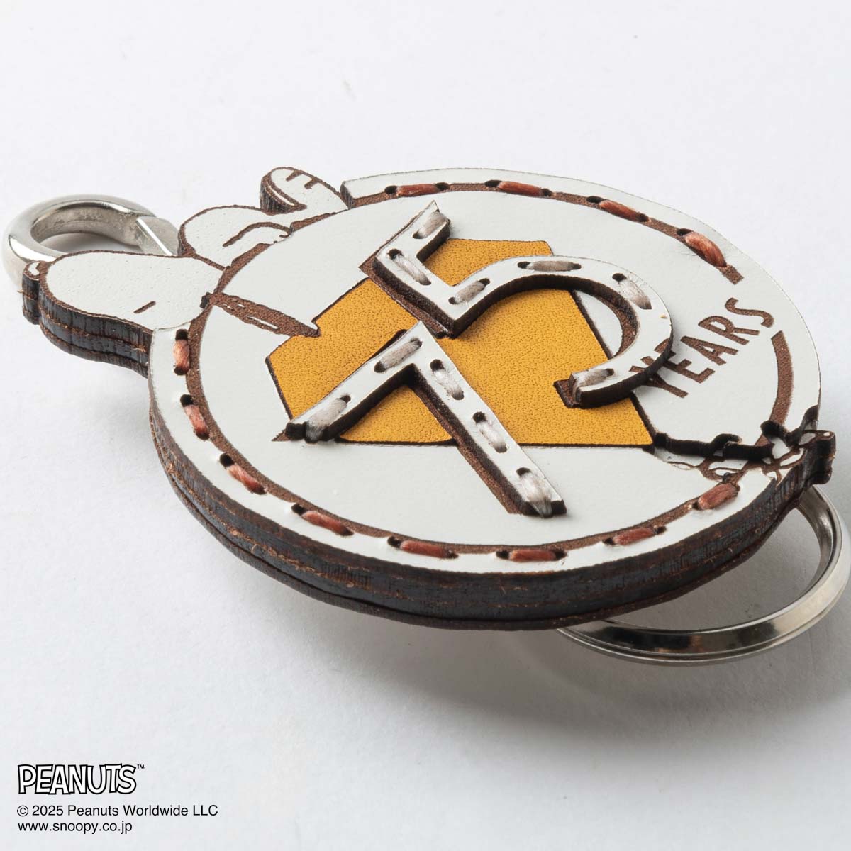OJAGA DESIGN / Peanuts [75YEARS] キーホルダー White