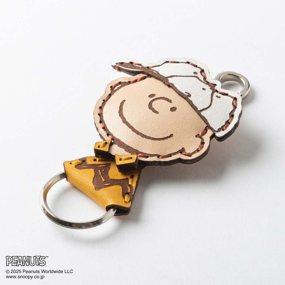 OJAGA DESIGN / Peanuts [BASEBALL CHARLIE BROWN] キーホルダー