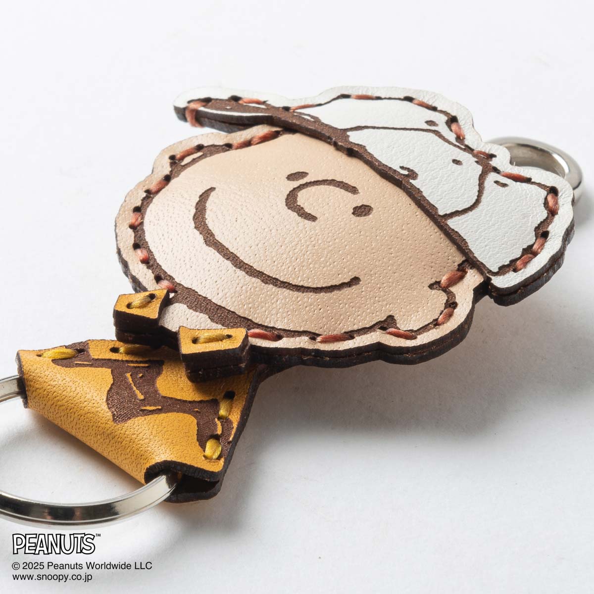 OJAGA DESIGN / Peanuts [BASEBALL CHARLIE BROWN] キーホルダー