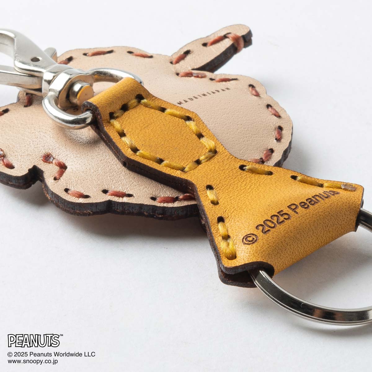 OJAGA DESIGN / Peanuts [BASEBALL CHARLIE BROWN] キーホルダー