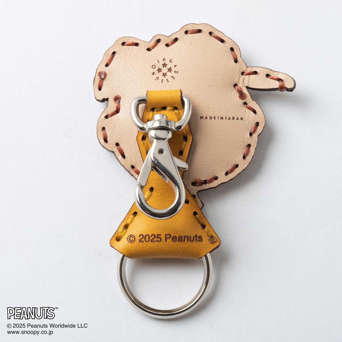 OJAGA DESIGN / Peanuts [BASEBALL CHARLIE BROWN] キーホルダー