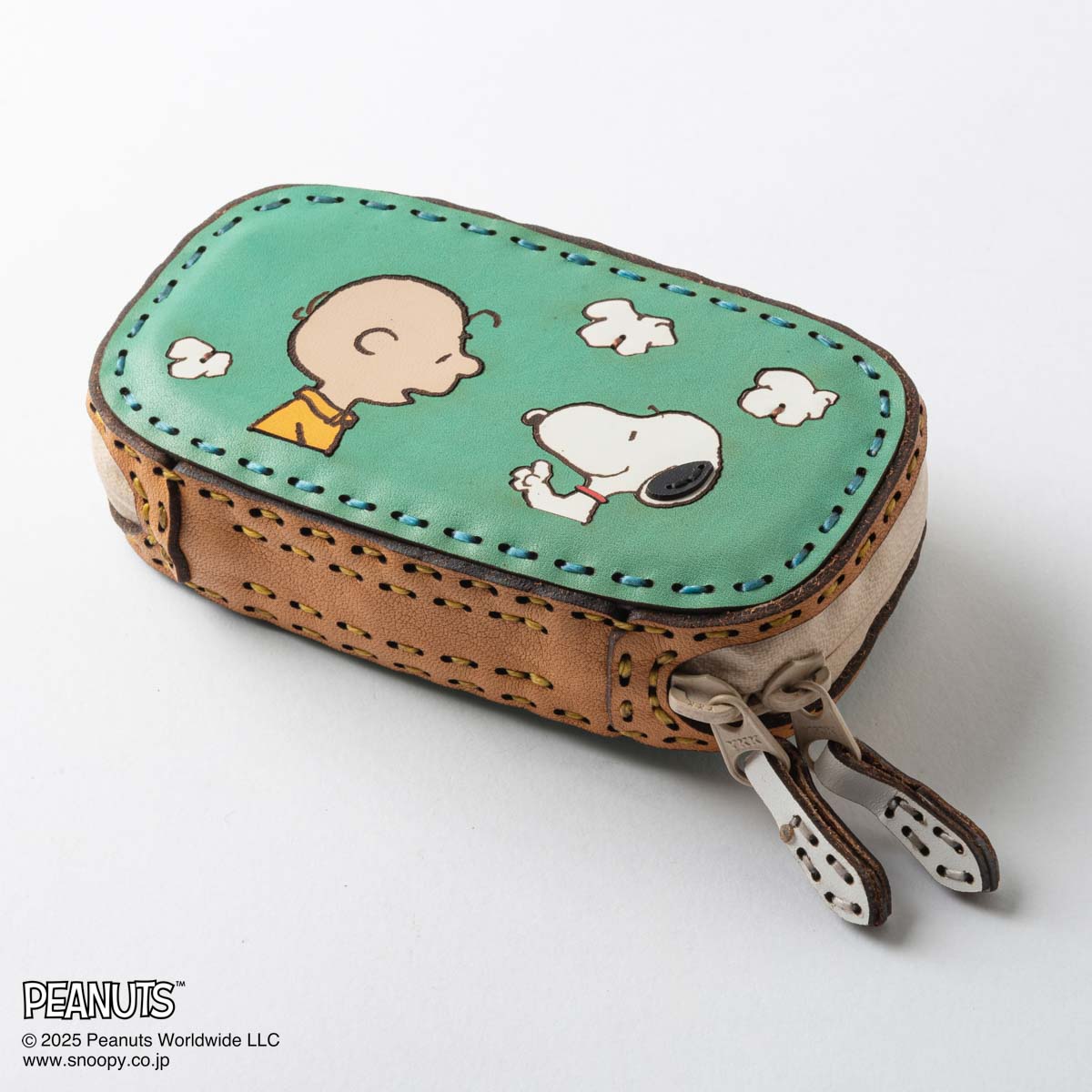 OJAGA DESIGN / Peanuts [CHARLIE BROWN & SNOOPY] ミニウォレット