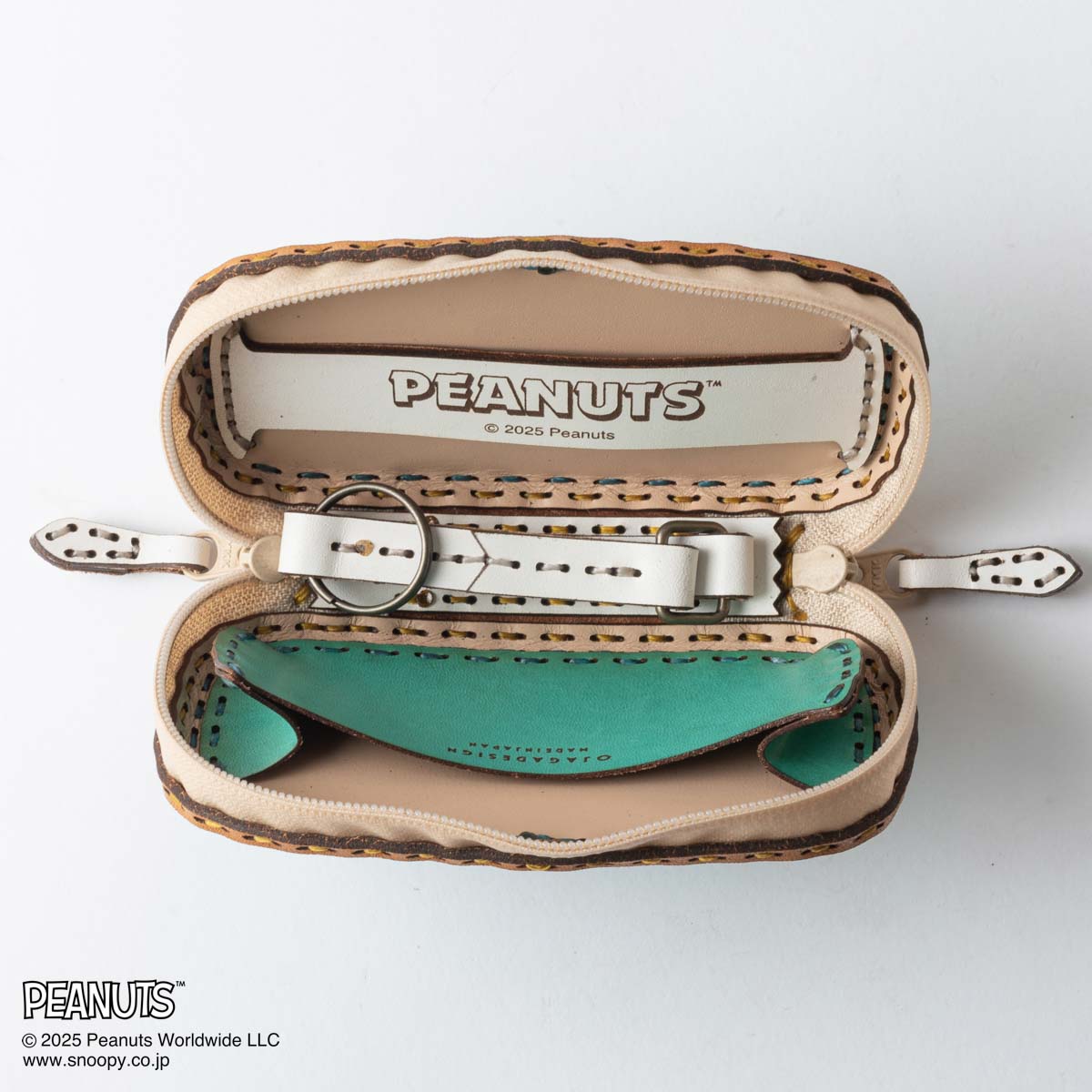 OJAGA DESIGN / Peanuts [CHARLIE BROWN & SNOOPY] ミニウォレット