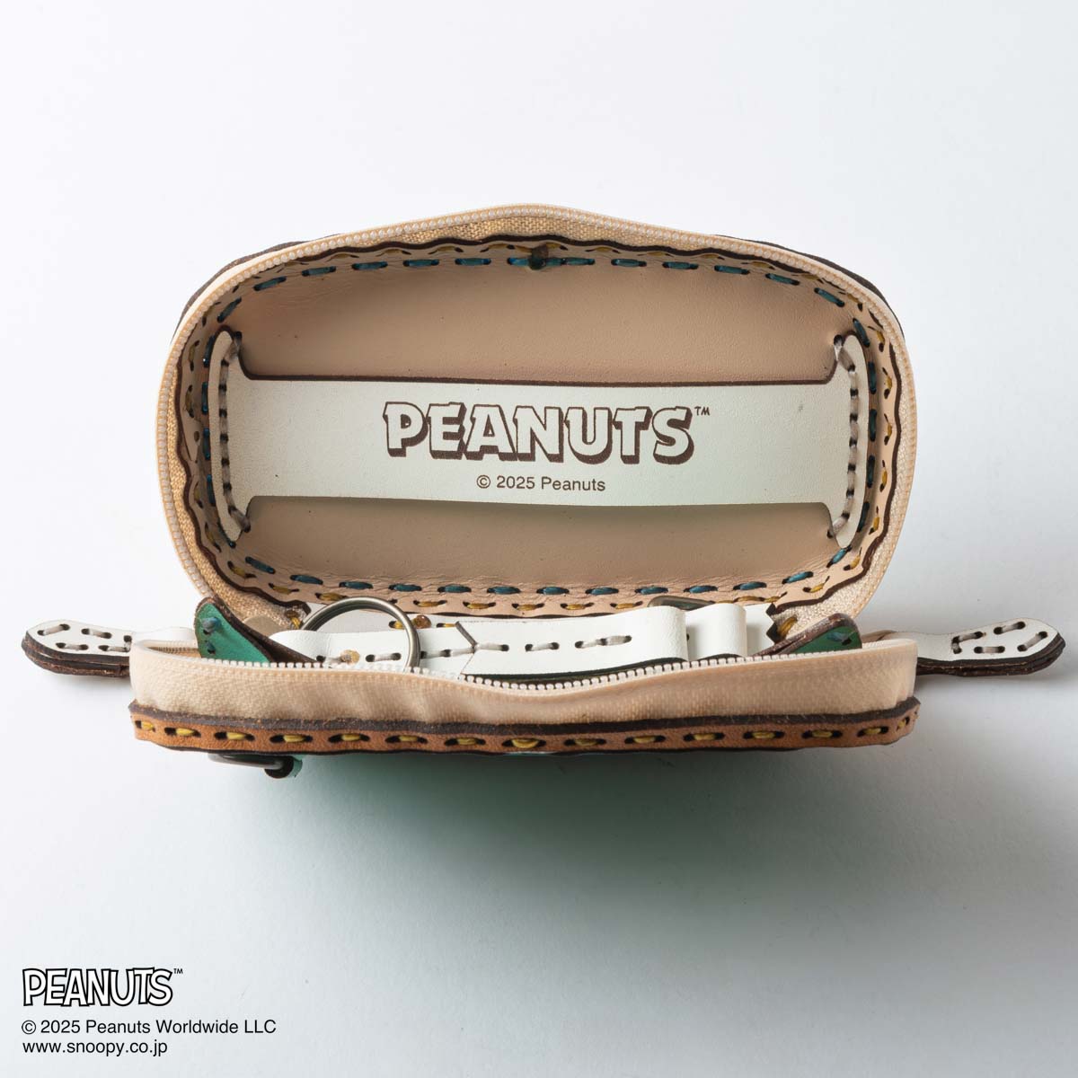 OJAGA DESIGN / Peanuts [CHARLIE BROWN & SNOOPY] ミニウォレット