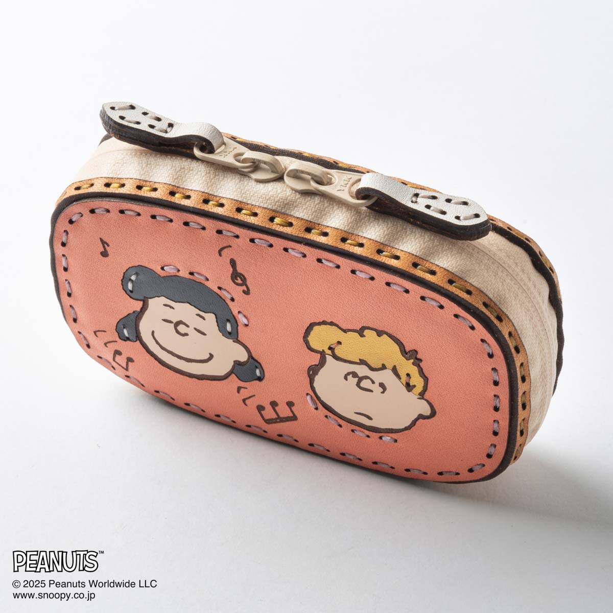 OJAGA DESIGN / Peanuts [LUCY & SCHROEDER] ミニウォレット