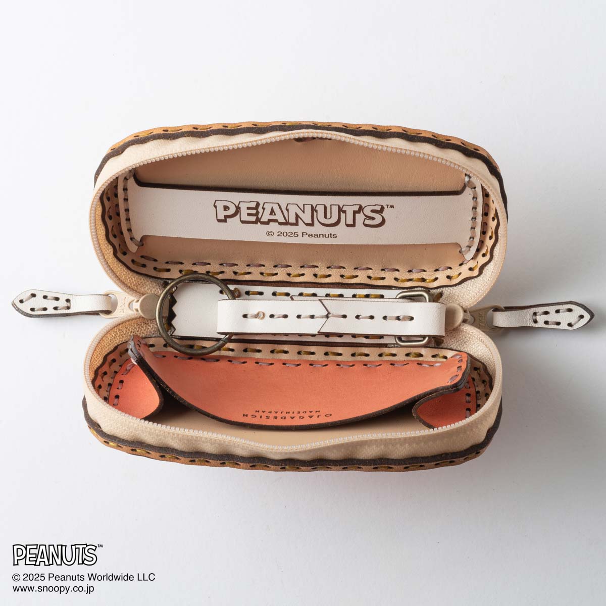 OJAGA DESIGN / Peanuts [LUCY & SCHROEDER] ミニウォレット