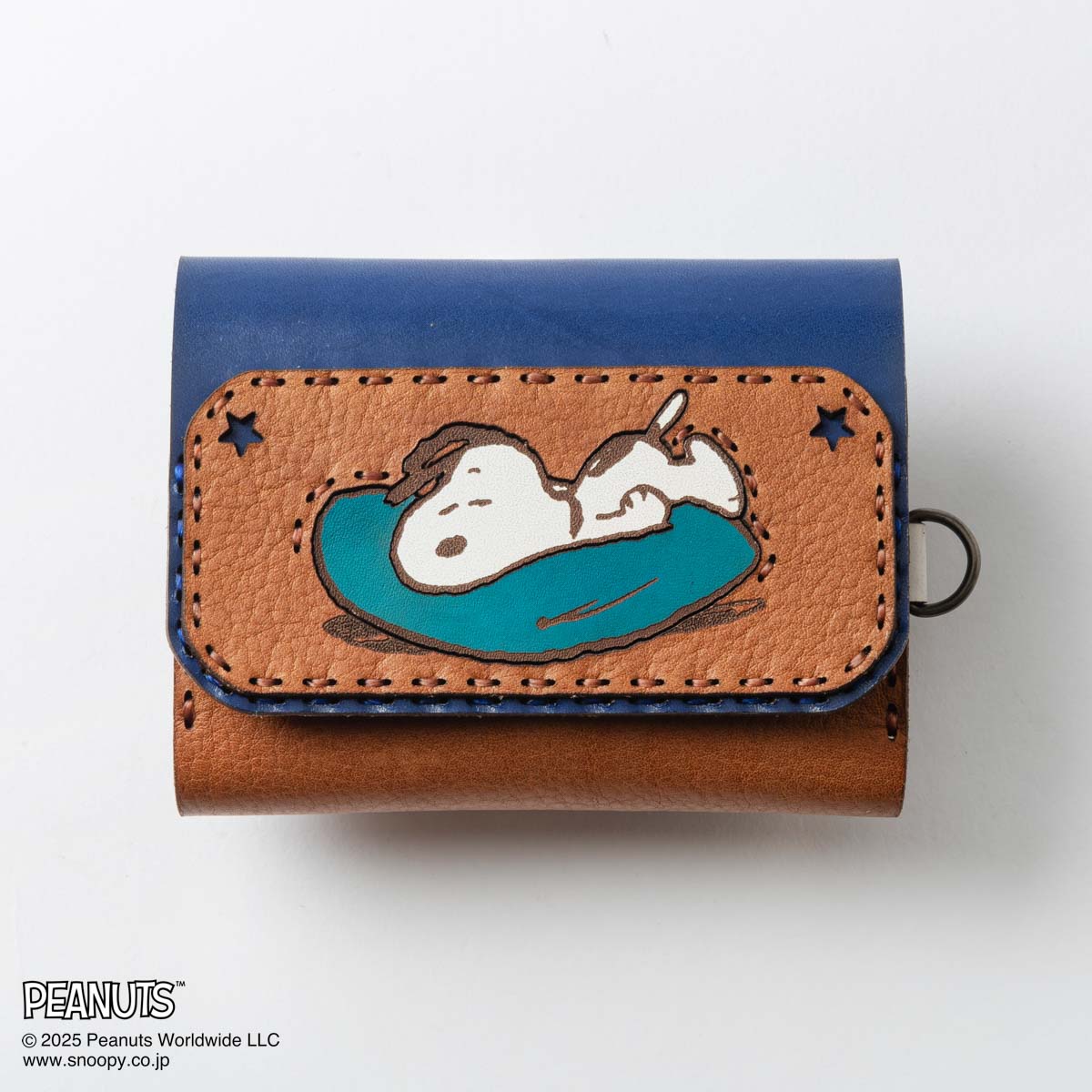 OJAGA DESIGN / Peanuts [SLEEPING SNOOPY] ショートウォレット