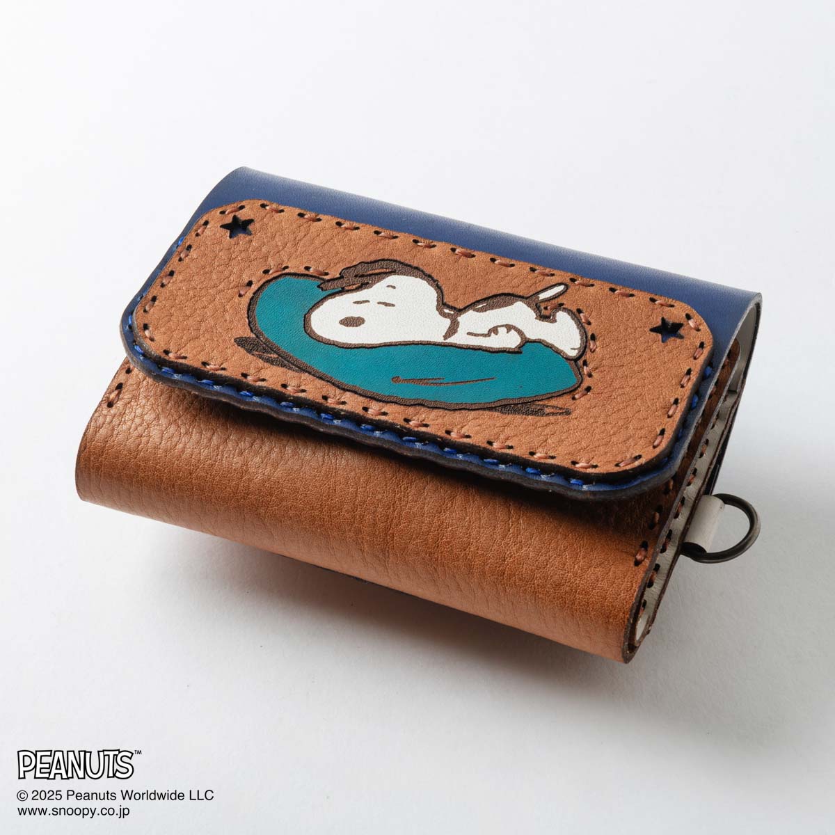 OJAGA DESIGN / Peanuts [SLEEPING SNOOPY] ショートウォレット