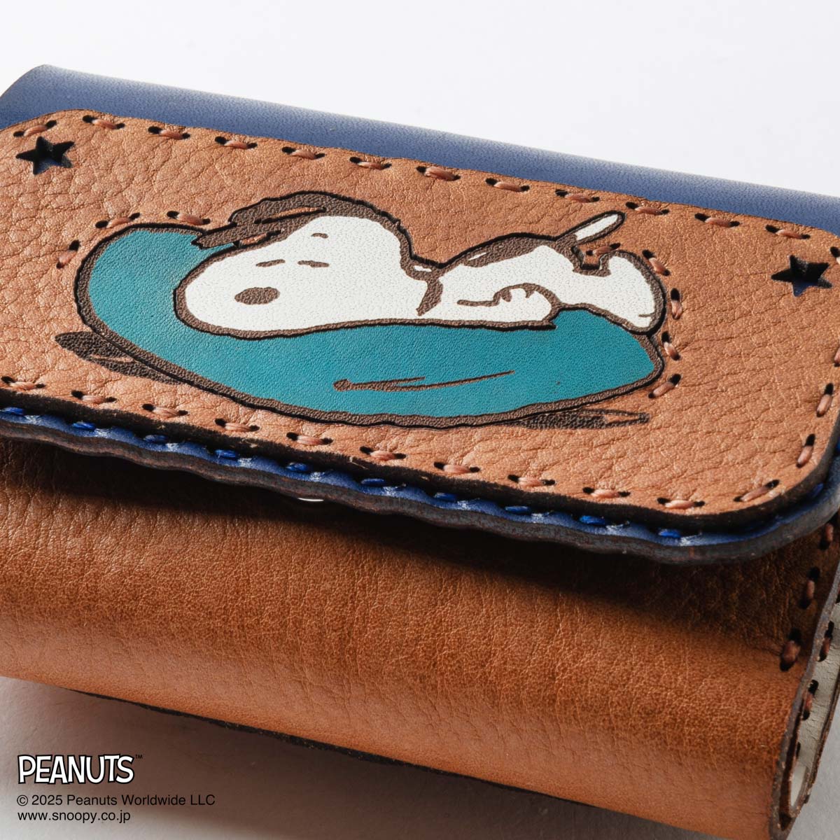 OJAGA DESIGN / Peanuts [SLEEPING SNOOPY] ショートウォレット