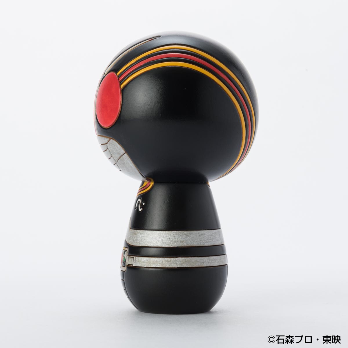 完売　卯三郎こけし　仮面ライダー　東映　石森プロ　Ｖ３　ブラック 完売 卯三郎こけし 仮面ライダー 東映 石森プロ V3 ブラック