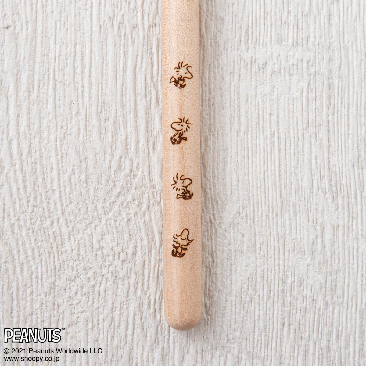 PEANUTS クマノフデ（熊野筆）アイシャドウブラシ [ウッド