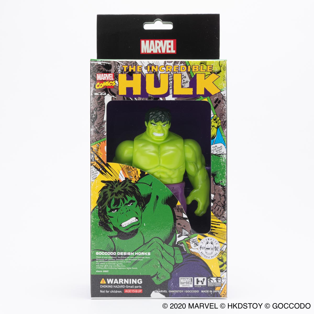 抽選販売商品】HKDSTOY×ゴッコ堂 -MARVEL [HULK] GREEN/VIOLET