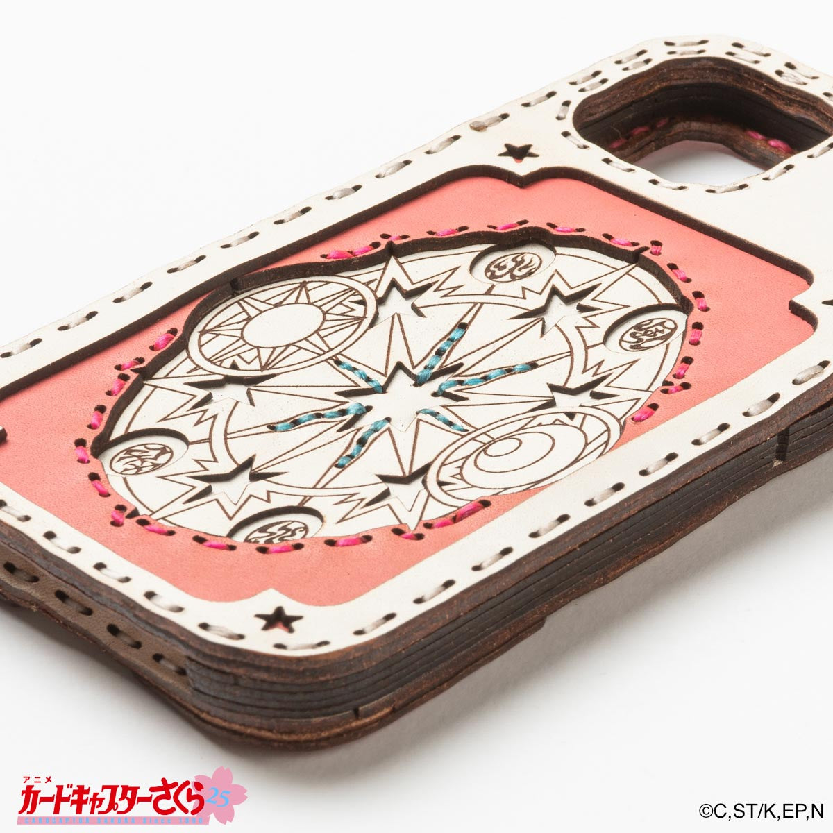 オジャガデザイン　カードケース　レッドアイパンダ カードキャプターさくら』TVアニメ25年記念 OJAGA DESIGN レザー