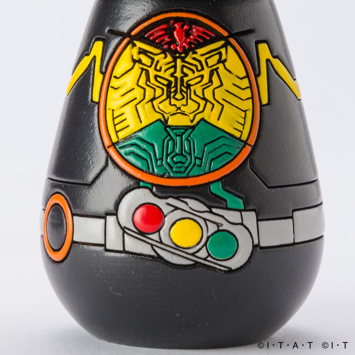 完売　卯三郎こけし　仮面ライダー　東映　石森プロ　Ｖ３　ブラック 完売 卯三郎こけし 仮面ライダー 東映 石森プロ V3 ブラック