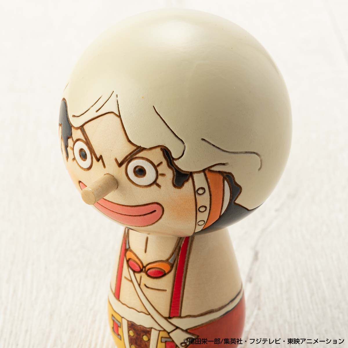 ワンピースこけし [ウソップ] by 卯三郎こけし – ヒキダシストア