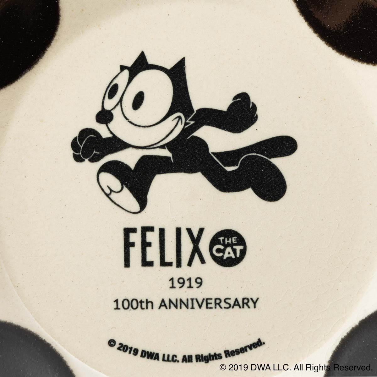 MASHICO プレート17cm FELIX THE CAT [RUN] ブラック/ホワイト