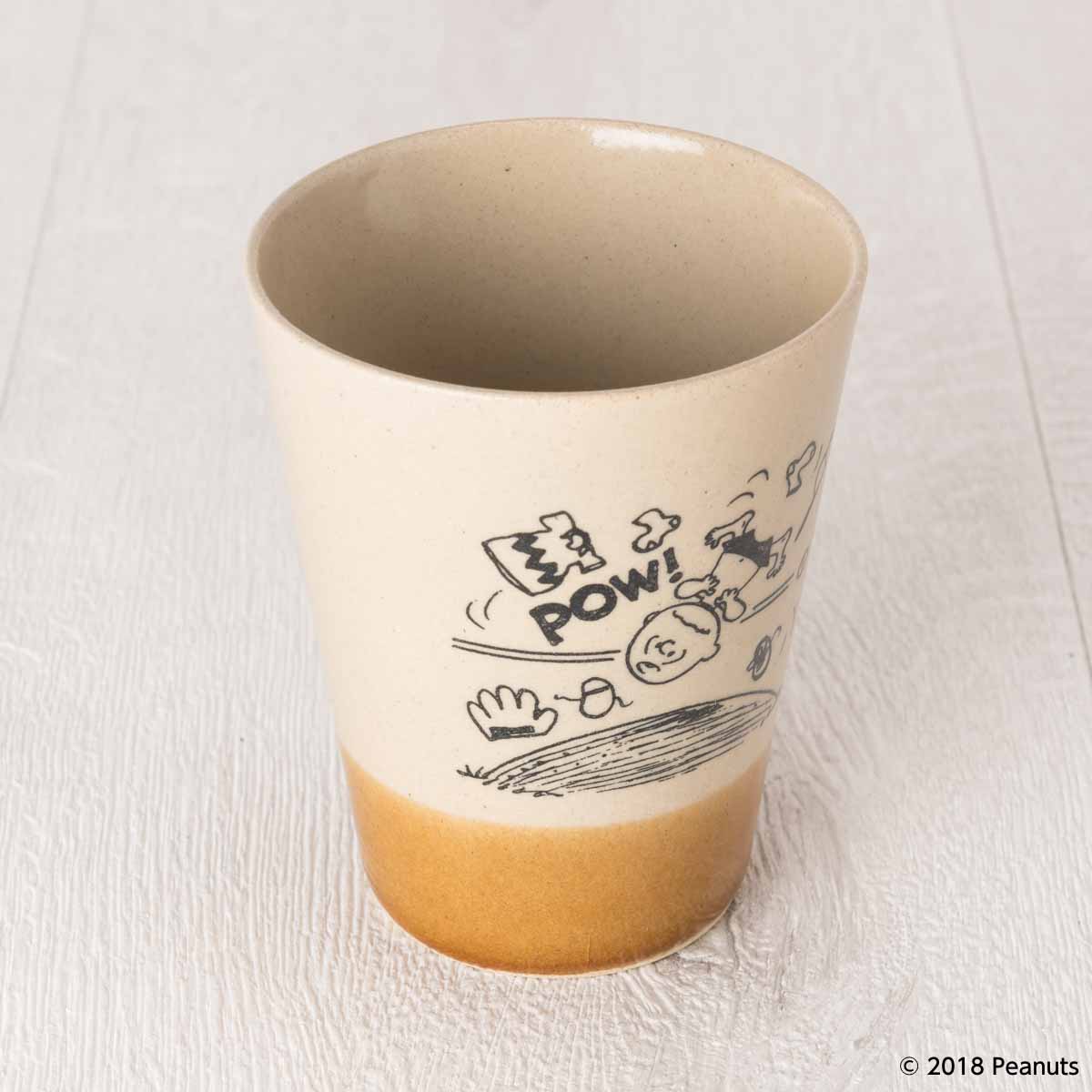 MASHICO タンブラー PEANUTS [Baseball] アンバー – ヒキダシストア