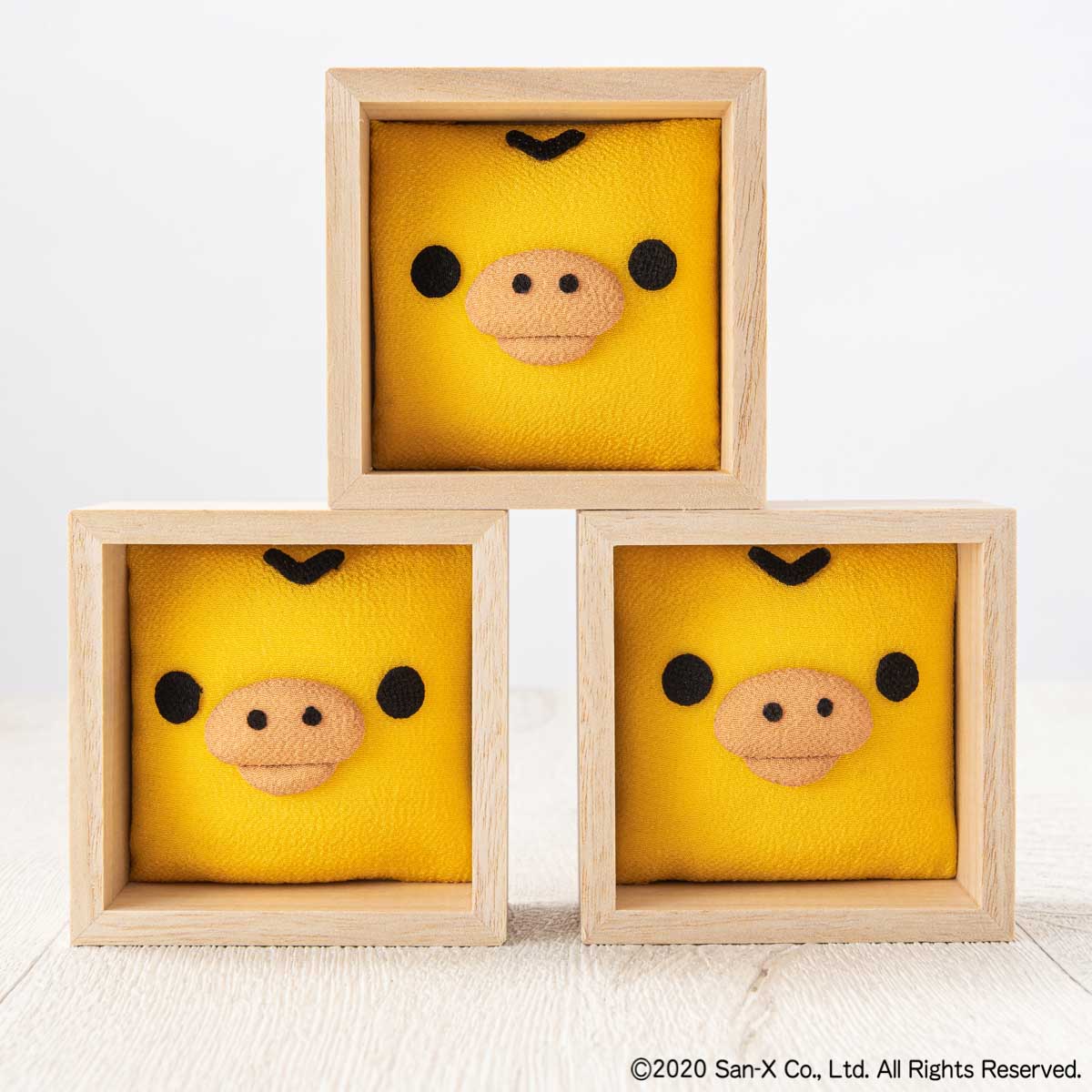 リラックマ押絵箱板 [キイロイトリ] – ヒキダシストア