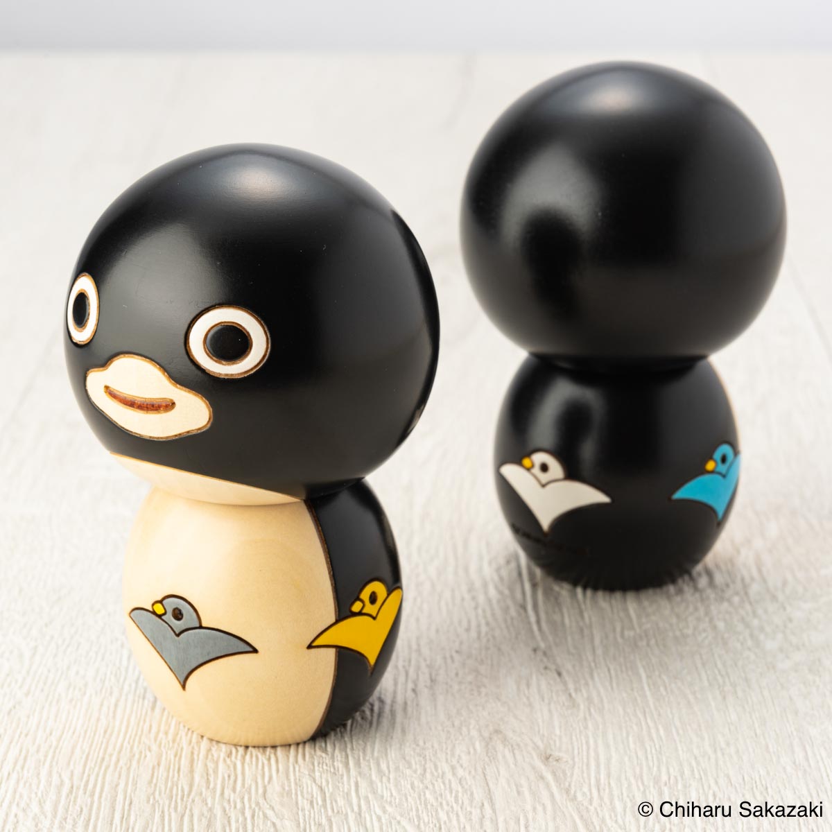 [新品未開封]さかざきちはる ペンギン人形 3体セットSuica